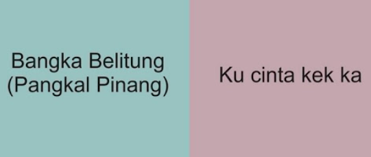 Translate Bahasa Bangka Belitung