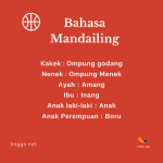 Translate Bahasa Batak Mandailing